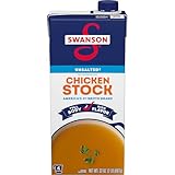 SWANSON S Unsalted Chicken Stock, 32 oz Carton