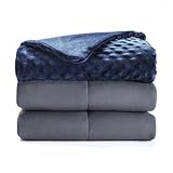 Bedsure Weighted Blanket for Kids with Removable Duvet Cover - Baby Throw Blanket 7lbs, Premium...