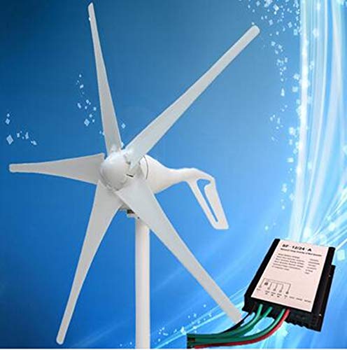 Amazon.co.jp: 600W水平風力発電機タービン12V / 24V風車、5枚の