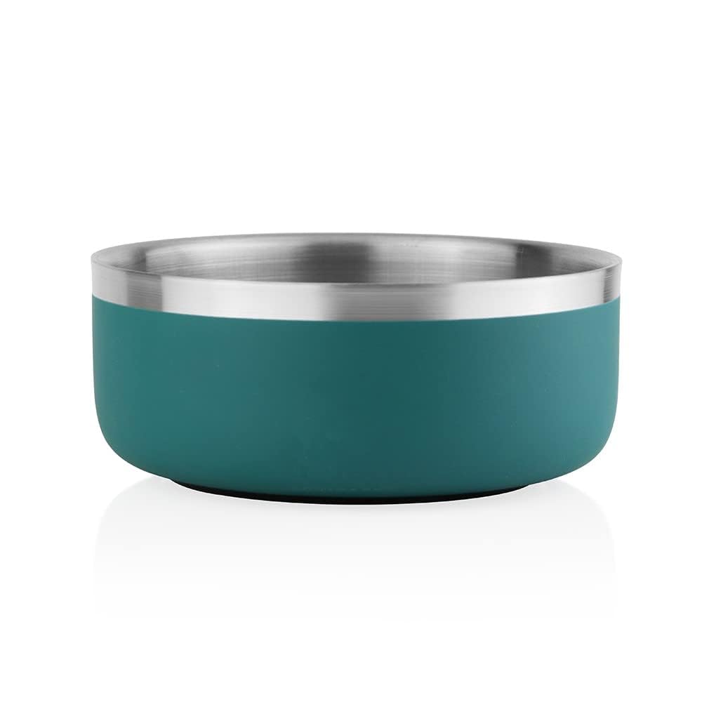 See full amazon price history chart for PAWPOURRI Camping Double Wall Anti-Skid Stainless Steel Water and Food Feeding Bowl for Adult Dogs, Puppies, Cats |Stainless Steel | Anti-Skid | Easy to Clean Pet Feeder (Green, 1100 ml) PAWPOURRI Camping Double Wall Anti-Skid Stainless Steel Water and Food Feeding Bowl for Adult Dogs, Puppies, Cats |Stainless Steel | Anti-Skid | Easy to Clean Pet Feeder (Green, 1100 ml) (B0CXDY5JD5) Amazon Price History, Amazon Price Tracker