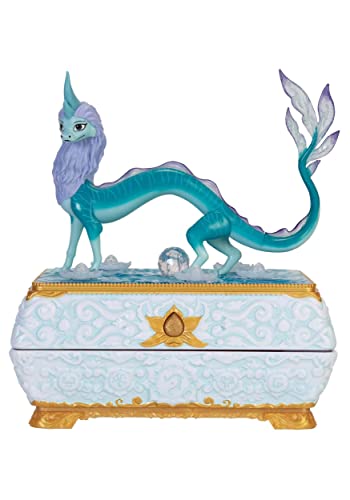 Disney Raya and The Last Dragon Sisu Dragon Chest Jewelry Box Features Color Changing Lights & Music