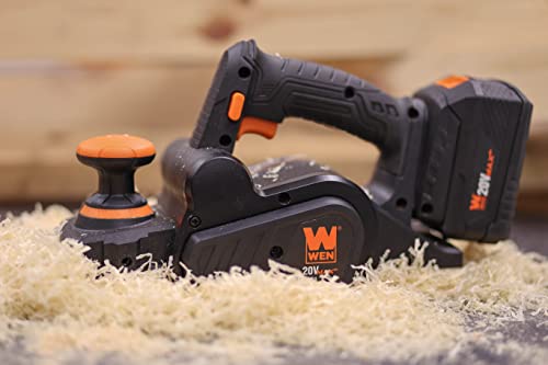 image for WEN Cordless Planer, Brushless with 3-1/4-Inch Blade, 20V Max 4.0 Ah L