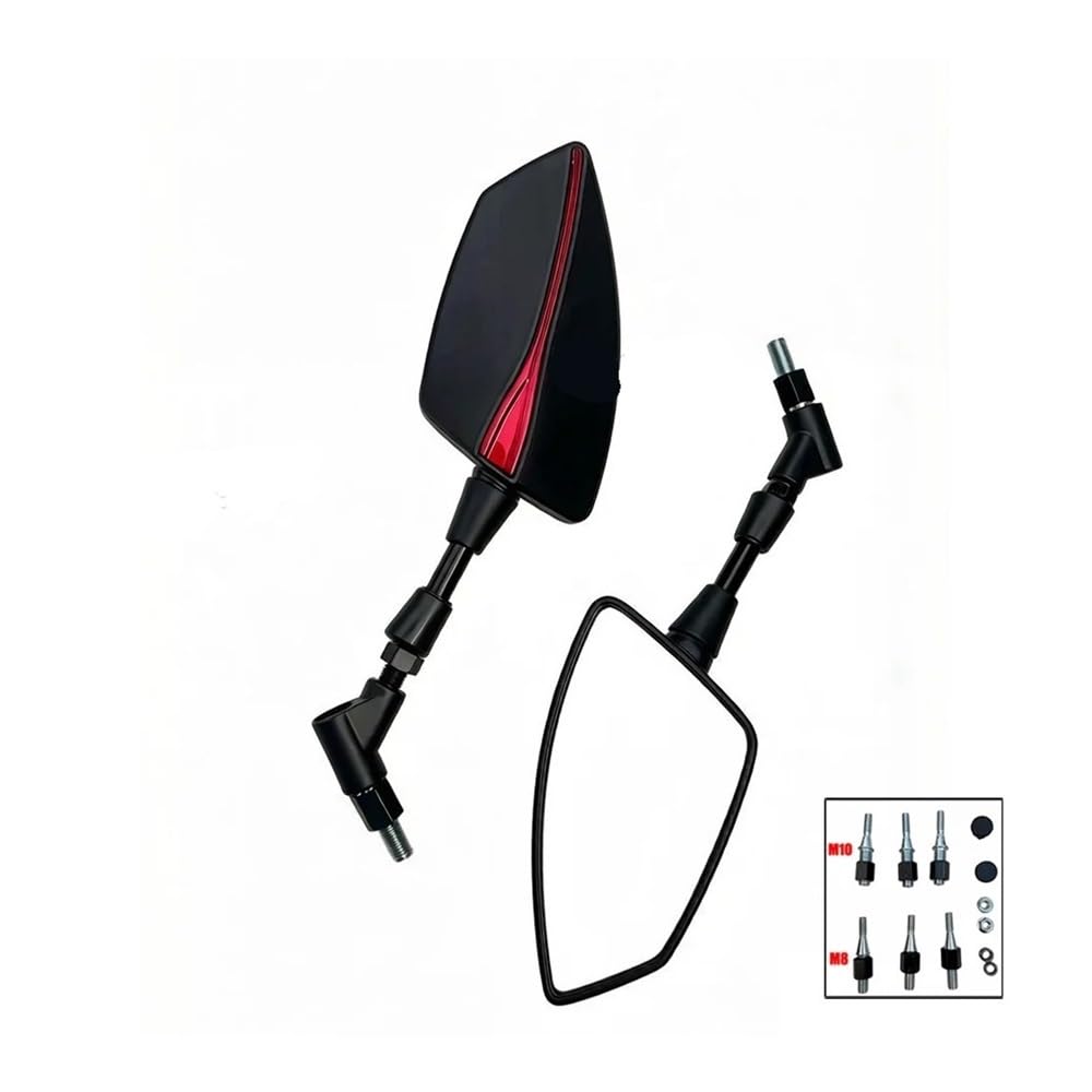 pour Ben&Elli TRK502 TRK502X TRK251 TRK 502 502X 251 10mm Rétroviseur Réglable Gauche Droite Latéral Rétroviseurs Moto