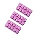 SET OF 3 PACK X Mini Silicone DOG Pet Animal Paw Print Ice Cube Chocolate Soap Candle Tray Mold Party maker (Ships From USA)