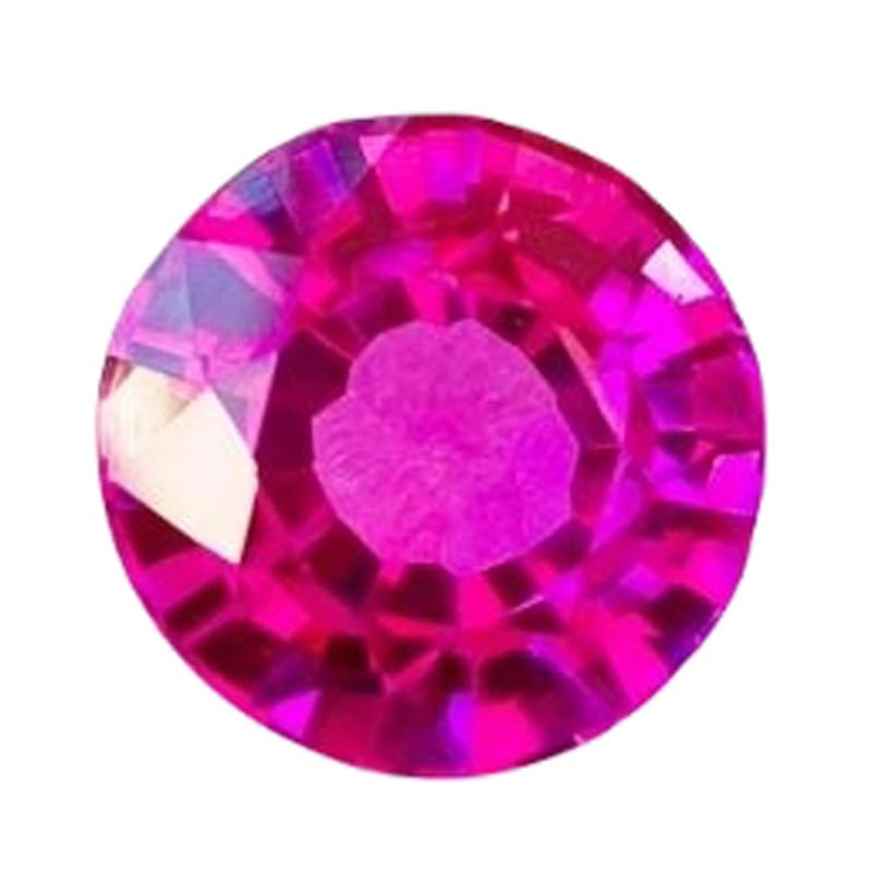 Saphir rose naturel de forme ronde 11mm pour fabrication bijoux bague pendentif