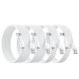 iPhone Ladekabel,4Pack 1m/1m/2m/2m [ MFi Zertifiziert] Schnellladekabel USB zu Lightning Kabel für iPhone 14/13/13 Pro/12/12 Pro Max/11 Pro/X/XS/XR/8 Plus, für Typ-A Ladegeräte