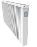 Calefacción eléctrica AeroFlow MAXI 2450 con núcleo de arcilla refractaria,aplicación disponible con regulador con pantalla FlexiSmart (Android,iOS),calefacción auxiliar eléctrica,15 años de garantía