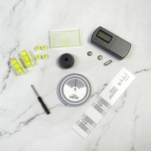 Kit de afinación de vinilo para eliminar saltos de aguja para tocadiscos con dinamómetro 4