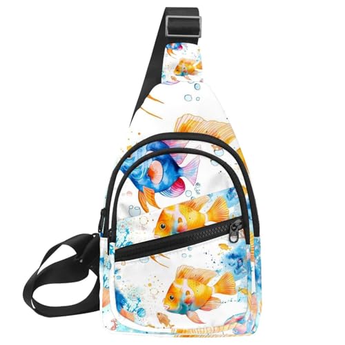 Sac à dos à bandoulière coloré pour entraînement et randonnée en plein air