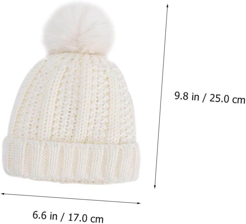 2sets Novel Boys and Girls Hat Cap Scarf Warm Winter Knitted Hat for Boys Girls