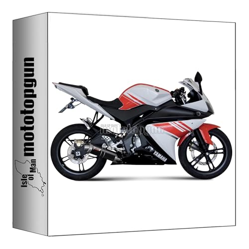 Ligne complete Mivv GP acier noir : fini la rouille sur Yamaha YZF R125 2008-2013