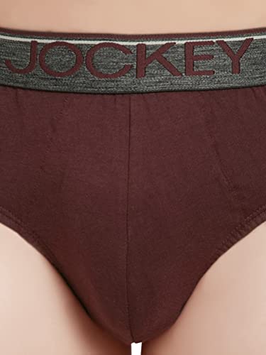Image of Jockey 8037 Men's Super Combed Cotton Solid Brief with Ultrasoft Waistband