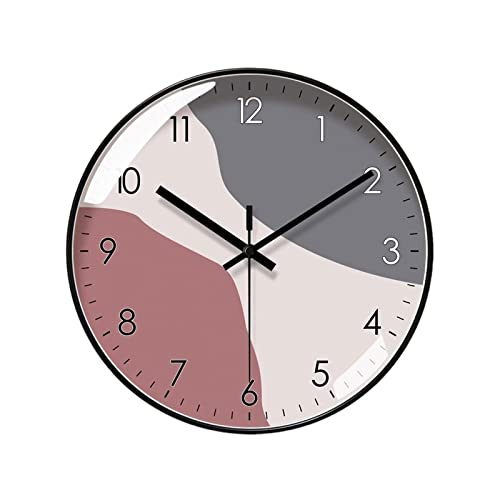 Horloge murale 12 pouces moderne et silencieuse pour salon