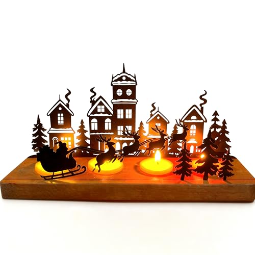 Kerzenhalter Adventskranz, Adventskerzenhalter Teelichthalter,...