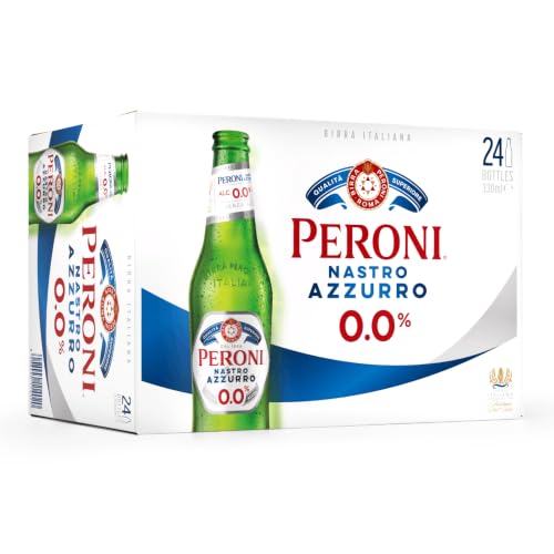 Peroni Nastro Azzurro, 0,0% ABV, 24 x 33 cl