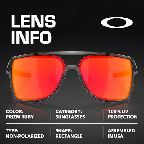 Oakley OO9129 CABLES – Polarized/Non-Polarized - Rectangle Shape Sunglasses with Official Eyewear Kit Bundle4