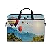 RXYY 14-14.5 Zoll Laptoptasche, Berg heiß Luft Ethnisch Ballon Sonnenaufgang Laptop Computer Ärmel Tasche Schutz Schultertasche Aktentasche Tragetasche für Büro Frauen Mann