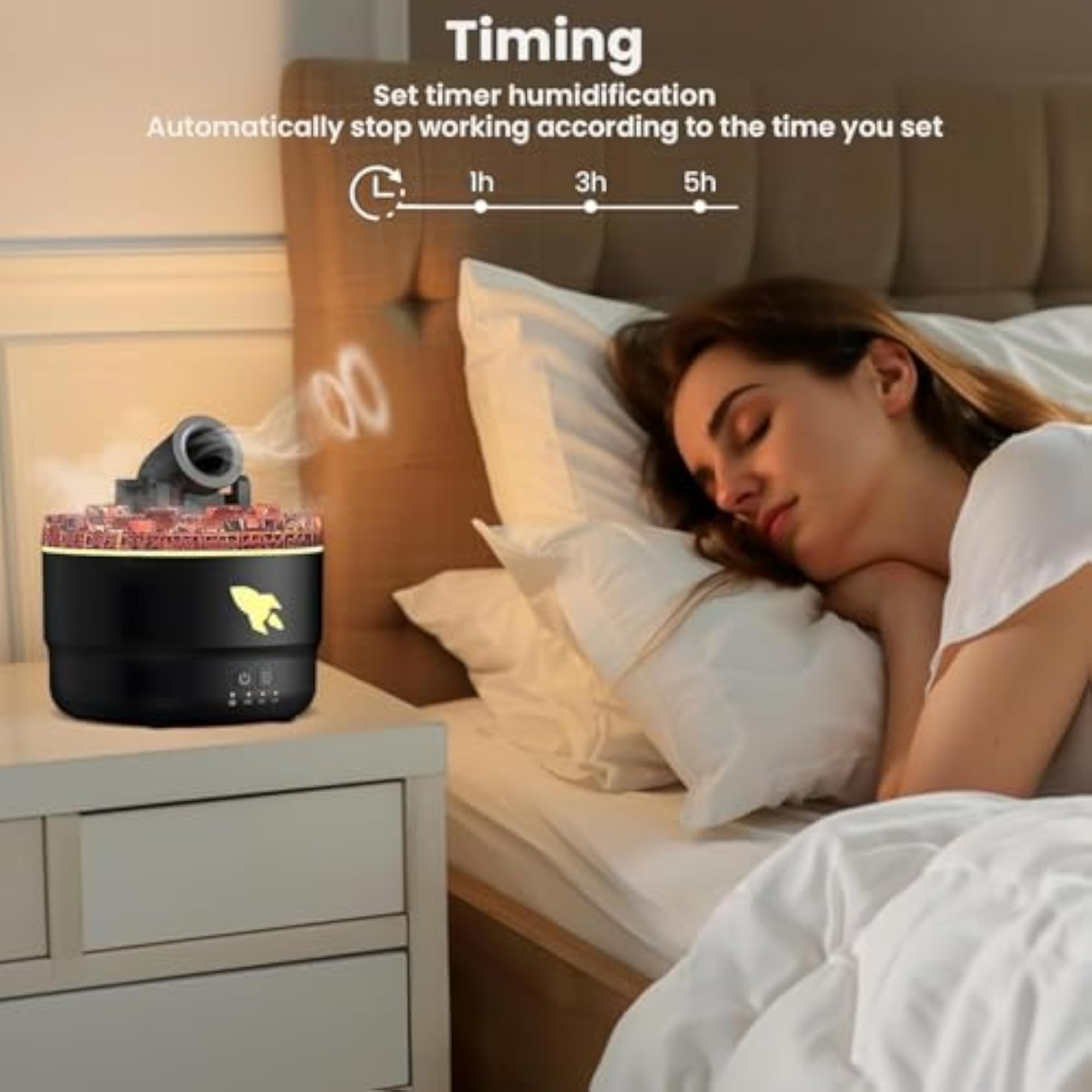Cannon Aroma Diffuser ABS Humidifier for Bedroom