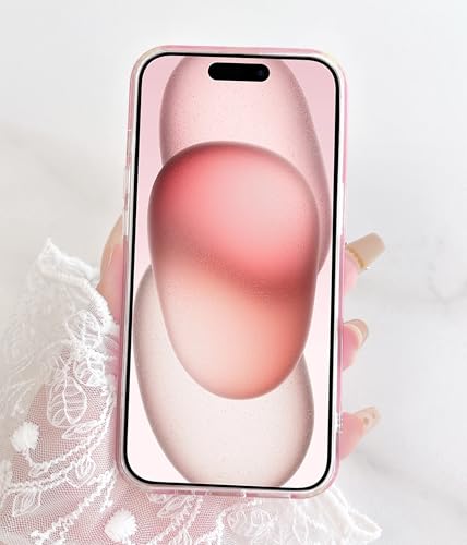 Coque pour iPhone 13 esthétique tendance rose pour filles - 4