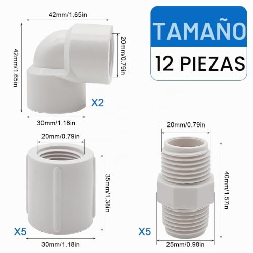 Conector macho PVC 5 Imagen adicional