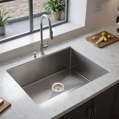 Westbrass A2165-07 4-1/4" OD Post Style Large Kitchen Basket Strainer with Waste Disposal Flange and Stopper Drain Set, Satin Nickel by Westbrass - Image 3