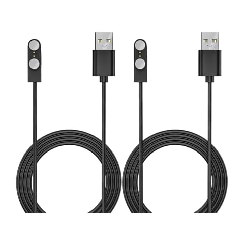 Ortizan 2 Pack Magnetic Charging Cable, I10 Open Ear Headphones Wireless Bluetooth Air Conduction Headphones Dedicated Charging Cable Cover
