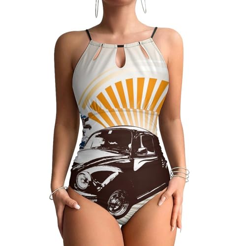 Maillot de bain une pièce gainant Sunrise effet ventre plat pour la plage