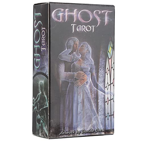 Party Tarot Card Deck, Adult Fate Divination Card, Portable Stable Durable Fortune Teller Accessories Tarot Decks, Holographic Function Coated Paper/Spiritual Introspection Tool(#1)