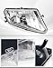 A & UTV PRO Headlight Housing for Polaris Sportsman 500 HO EFI TOURING 2005-2010, Front Left & Right Head Light Covers Head Lamp Lens Parts Accessories, (2PCS, Bulb Not Included)