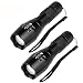 Akaho LED Tactical Flashlight, High Lumen Handheld Flashlight Zoomable, Water Resistant, Ultra Bright Tac light with 5 Light Modes For Outdoors Camping Emergency (2 Pack)