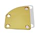 Neck Plate Guitar Curved Gold 2