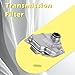 5 Speed MGHA BGHA BYBA BVGA BGRA BVLA Automotive Automatic Auto Trans Transmission Filter Kits Oil Pan Gasket L4 V6 2.4L 3.5L Compatible with Honda Accord Odyssey 04 05 06 Replaces 31728-1XF03
