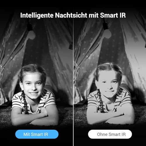 EZVIZ 1080P WLAN IP Kamera, schwenkbare Überwachungskamera Innen mit Zwei-Wege-Audio, Bewegungsverfolgung, IR Nachtsicht für Haustier, Babyphone kompatibel Alexa, 2,4 GHz WLAN, C6N 2 Set