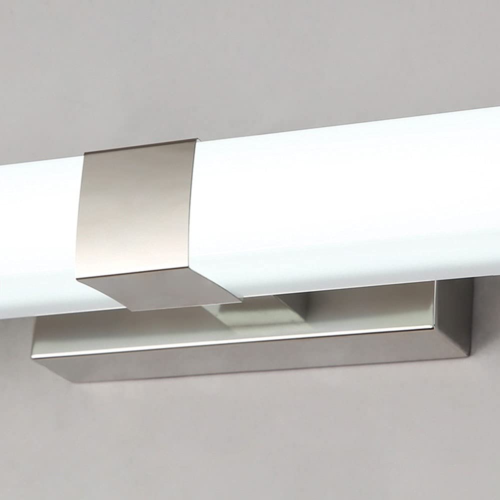 Łazienkowa lampa LED na lustro kosmetyczne, oświetlenie obrazu z chromowaną ramą, lampa przednia do lustra ze stali nierdzewnej, nowoczesna lampa ścienna na lustro kosmetyczne, do garderoby, łazienki,