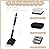 LemonRoad 4 Pcs Grill Cleaning Brush Kit BBQ Grill Cleaner Handle with Scraper Stainless Steel Cleaning Head Griddle Brick Stone Scouring Pad Griddle Barbecue Accessories Set Gifts for Men