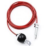 J Bryant Fitness Gym Replacement Cable Screw Bolt Cables Fitness Pulley Thick 5mm Heavy Duty Steel Wire Rope for Home Gym Cable Pulley Machine Accessories