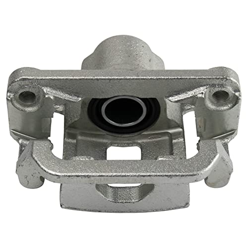 Image of TRQ Rear Brake Caliper Set Zinc Coated Brackets Hardware Compatible with 2008-2013 Nissan Rogue 2014-2015 Rogue Select