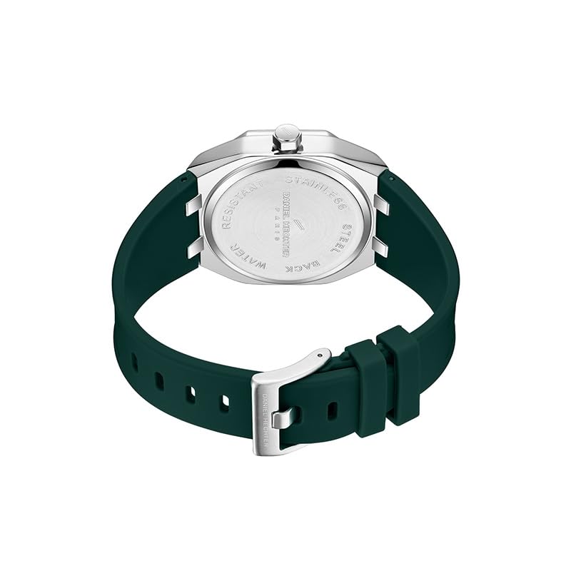 Image of Daniel Hechter Paris Orsay Collection Multifunctional Watch for Men with Octagone Dial and Silicon Strap-DHM1007
