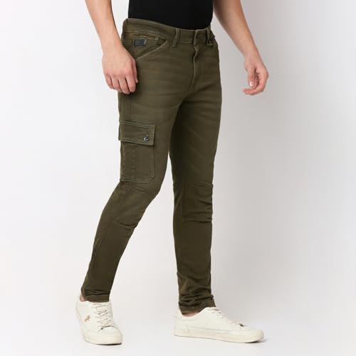 Image of Spykar Men's Rover Regular Fit Mid Rise Casual Jeans