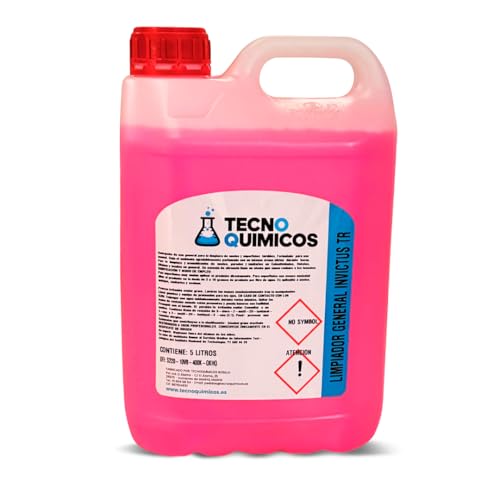 Limpiador General Invictus TR 5L | Detergente Neutro Multiusos Profesional para Suelos, Azulejos y Superficies Lavables | Aroma Fresco Duradero | Deja un Ambiente Perfumado Durante Horas | 5 LT