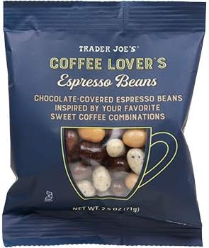 Trader Joe's Coffee Lover's Chocolate-Covered Assorted Espresso Beans - 2.5 oz