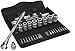 Wera 05004050001 8100 SB 10 Zyklop Metal Ratchet Set with Push-Through Square, 3/8" Drive, Imperial, 29 Pieces