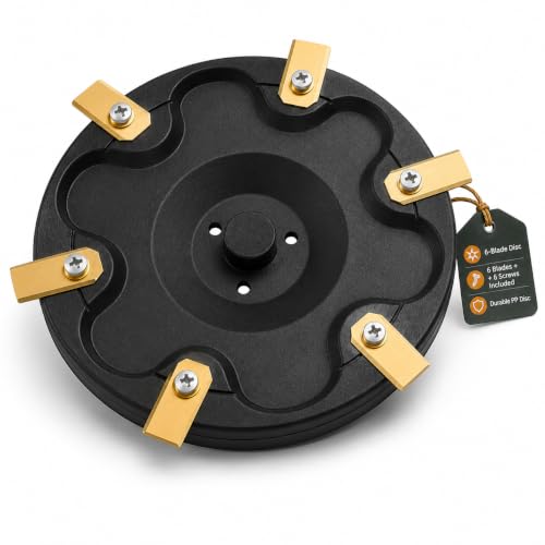 Upgraded 6-Blade Disc Replacement for Segway Navimow Robot Mower i-Series, i105N, i105E, i108N, i110N, i206 AWD, i210 AWD - Titanium Blades Included