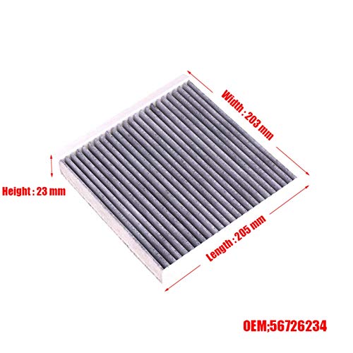 Filtre à air pour habitacle haute efficacité 1109110XKV08A en lot de 2 - 3