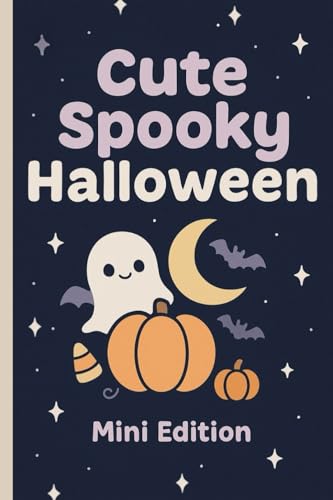 Cute Spooky Halloween: Mini Edition Pocket Coloring Book for Teens, Adults, Stress Relief & Cozy Fall Fun (Pocket-Sized Coloring Books) image 2