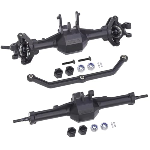 Essieu arrière et avant RC pour Traxxas TRX4M 1/18 noir