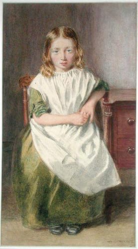 Affiche Toile la fille du fermier pour décoration de salon et portrait d'art pour chambre