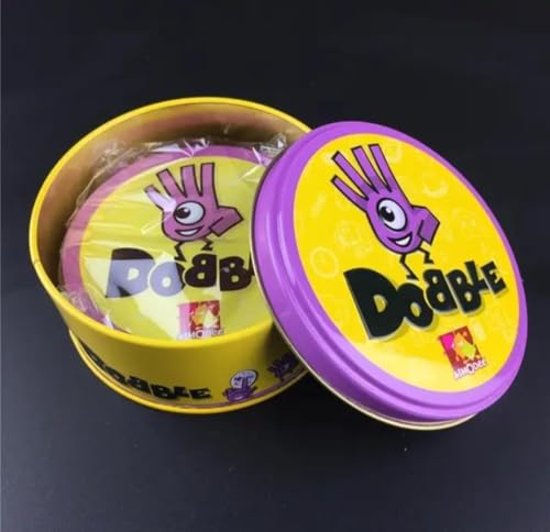 Image of Dobble, Strategy Match Game,Family Card Game, 2-8 Player Game, for 6 Years and Above, Teen, Multicolor