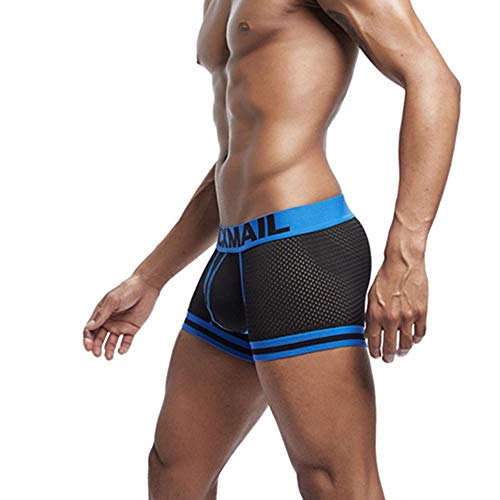 JOCKMAIL Men's Underwear Boxers Mesh Panties - Male Underpants with Boxer Short4