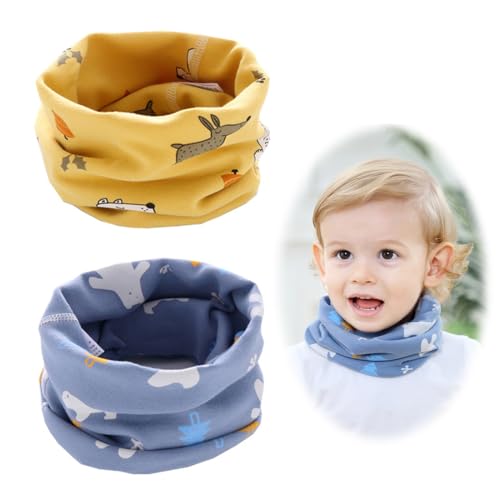 BEPSYOM 2 Pcs Braga Cuello Niño y Niña, Bufanda Invierno para